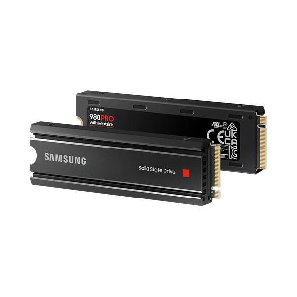 Samsung SSD 2TB - MZ-V8P2T0CW (980 PRO hűtőbordákkal, PCle 4.0, NVMe M.2, 2TB)