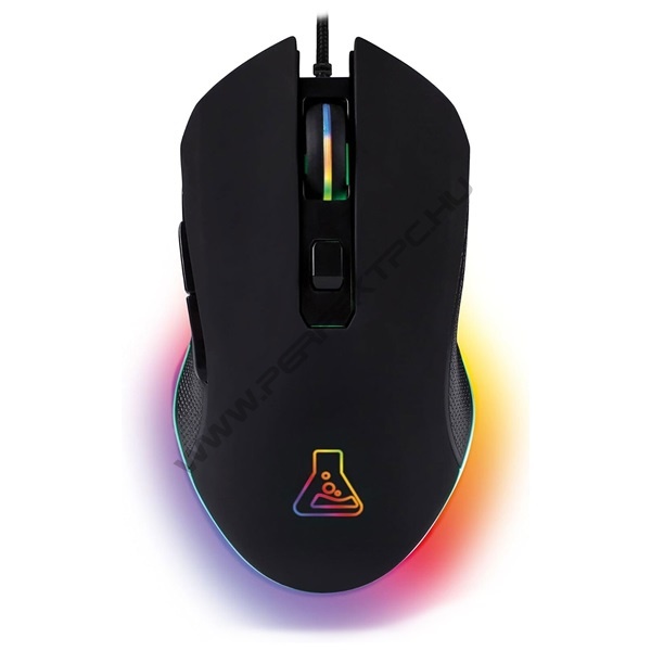The G-Lab Gamer Egér - KULT HELIUM PRO B (12800 DPI, 6 gomb, makro, 1,8m kábel, RGB LED, fekete)