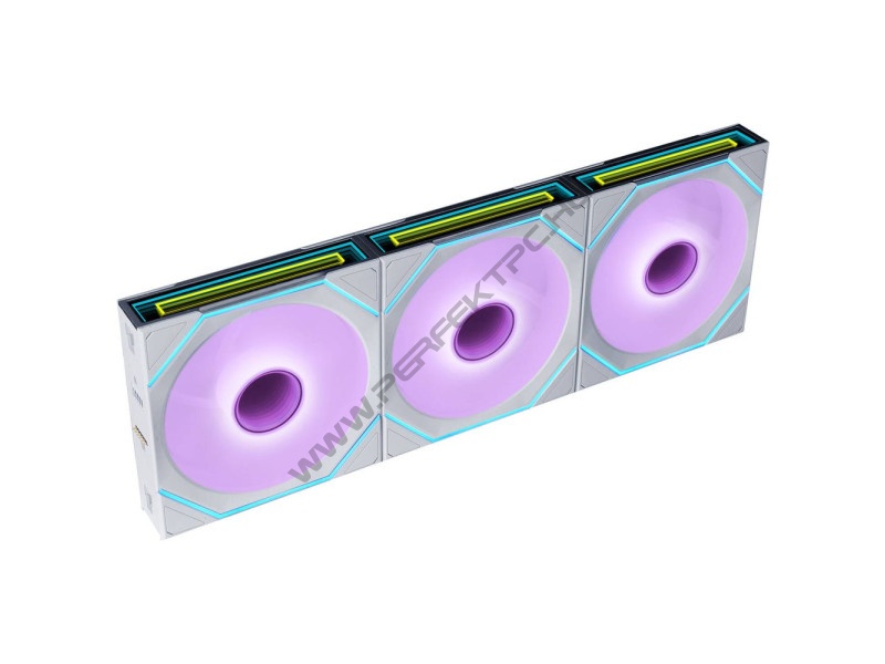 Lian Li UNI FAN SL-INF FLEX Wireless venti, ARGB, PWM 3db-os csomag, vezérlővel, fordított légár