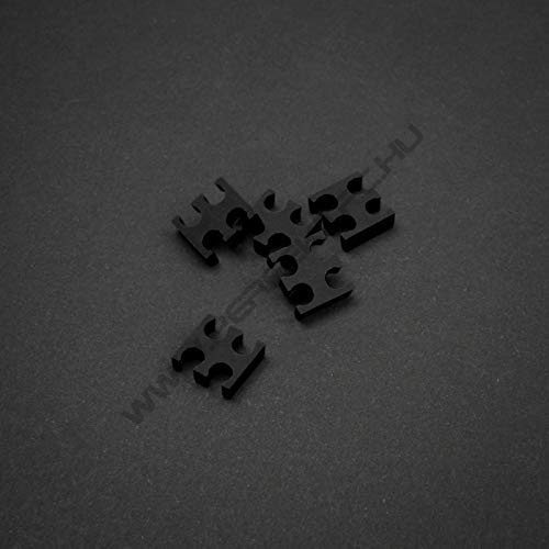 Kábel kiegészítő King Mod 4-Pin Kábelfésű 5db-os Fekete