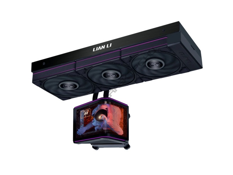 Lian Li HydroShift II ívelt OLED kijelző, 360P28 Fekete
