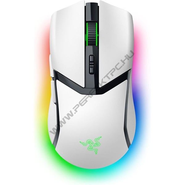 Razer Egér - Cobra Pro White (Optikai, 30000DPI, 8 gombl, fehér)