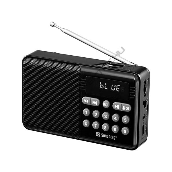 Sandberg Rádió - Speaker Radio FM+BT Recharge
