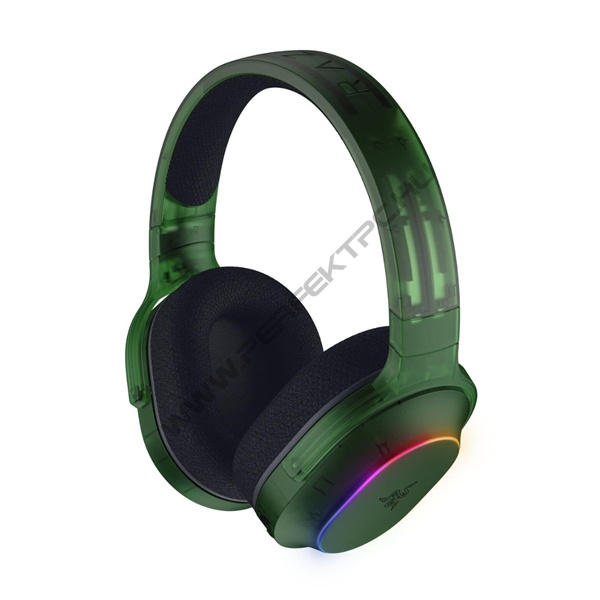 Razer Fejhallgató - Barracuda X Chroma Phantom (Bluetooth, mikrofon, hangerőszabályzó, zöld)