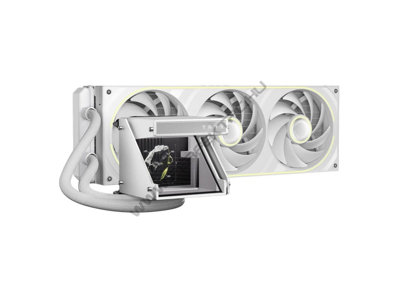 TRYX HOLO ARGB 360 AiO Folyadékhűtő, Holografikus Kijelzővel - 360mm - Fehér