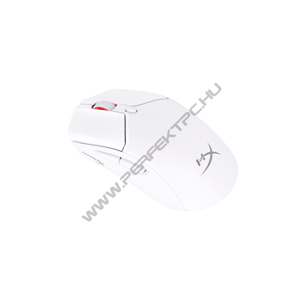 HyperX Egér - Pulsefire Haste 2 Wireless White (Optikai, 26000 DPI, 6 gomb, vezeték nélküli, fehér)