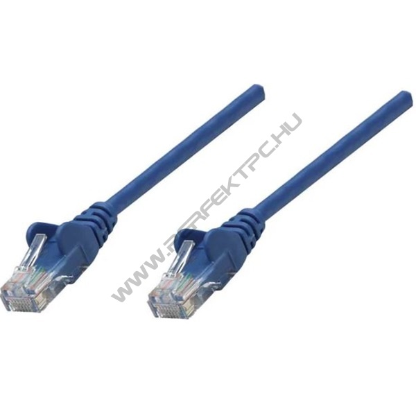 Manhattan Kábel - U/UTP Patch (RJ45 to RJ45, Cat6, 0.5m, Kék)