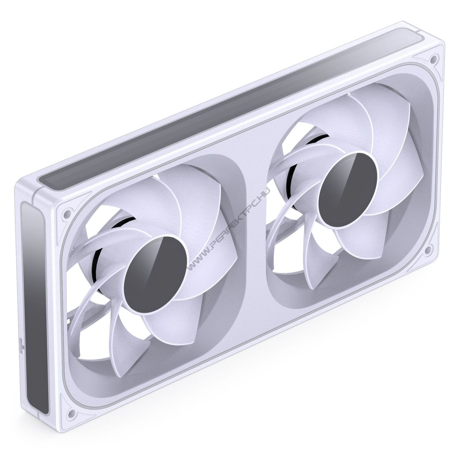 Ventilátor Jonsbo ZB-240 Infinity Mirror ARGB fordított légáram PWM - 240mm, fehér