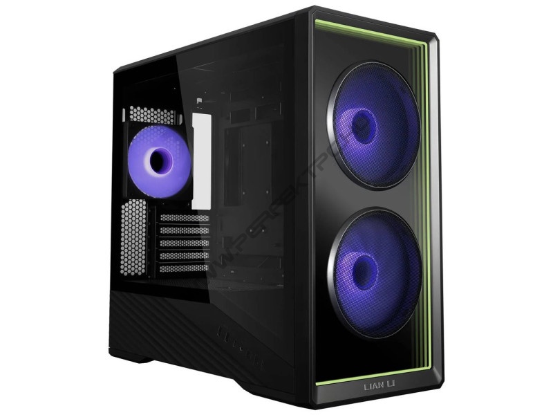 Lian Li Vector V150 mATX számítógépház, edzett üveg - fekete