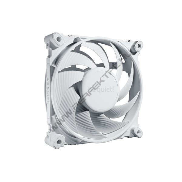 Be Quiet! Cooler 12cm - SILENT WINGS 4 White 120mm PWM high-speed (2500rpm, 31,2dB, fehér)
