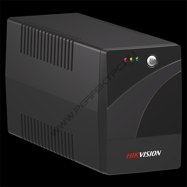 Hikvision Szünetmentes 1000VA - DS-UPS1000-R (2 Schuko, line-interaktív, fekete)