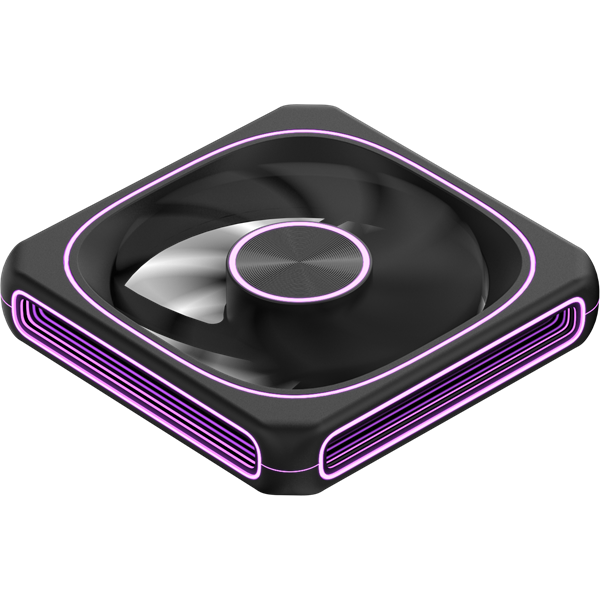 Formula Cooler 12cm - Air Fusion 1 BK (29,93dB, max. 39.11 CFM, PWM4-Pin+ARGB3-Pin, hydro bearing, ház hűtésre, ARGB)