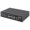 Manhattan Switch PoE - 8 port, 8db 1Gbps PoE+ + 2 db 1Gbps Uplink, 120W