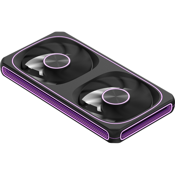 Formula Cooler 12cm - 2db Air Fusion 2 BK (33,46dB,max.42.65 CFM, PWM4-Pin+ARGB3-Pin, hydro bearing, ház hűtésre, ARGB)