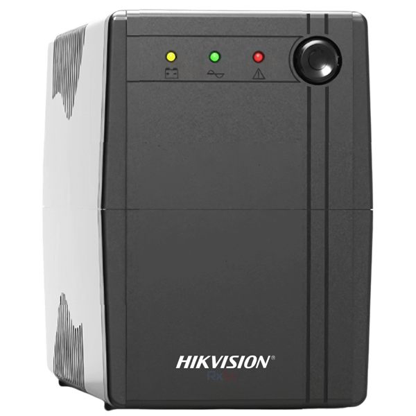 Hikvision Szünetmentes  600VA - DS-UPS600 (2 Schuko, line-interaktív, fekete)