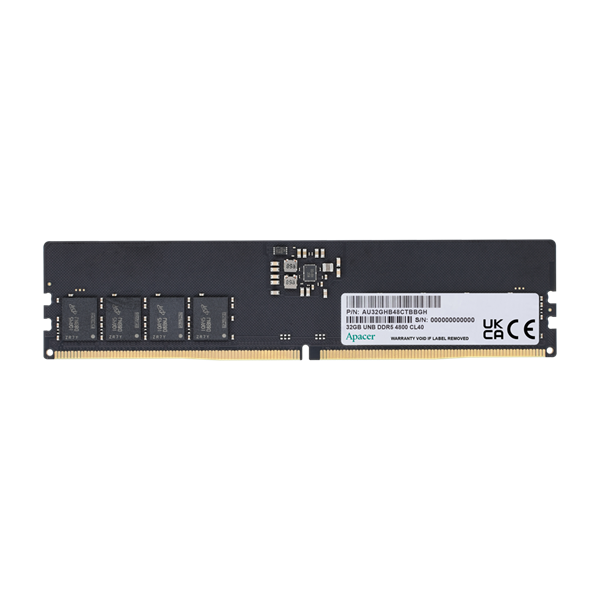 Apacer Memória Desktop - 8GB DDR5 (5600MHz, CL40, 1.1V)
