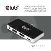 Club 3D USB Hub - CSV-1591 (3.1 USB-C Gen 1 to HDMI, 2.0 USB-A, USB-C 100W, 3,5 Jack, 4k60Hz)