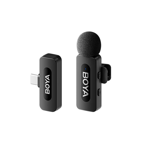 BOYA Mikrofon - BY-V10 V2.0 (Vezeték nélküli, fekete, USB-C)