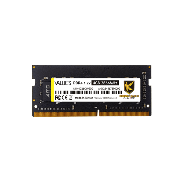 Kingsman Memória Notebook - 8GB DDR4 (3200Mhz, CL22, 1.2V)