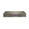 Tenda Switch PoE - TEF1118P-16-150W V3.0 (16x100Mbps; 2x1Gpbs; 1xSFP Combo; 16 af/at PoE+ port; 150W)