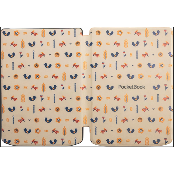 POCKETBOOK e-book tok - PB629, PB634 gyári Tok birds print