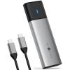 Orico Külső M.2 ház - STPWDM2-G2-GY (USB-A/C -> M.2 NVMe, Max.: 8TB, 10 Gbps)