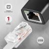 Ethernet Adapter AXAGON ADE-AR USB-A Gigabit, fekete