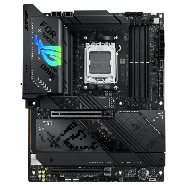 Asus Alaplap - AMD ROG STRIX X870-F GAMING WIFI AM5 (X870, ATX, 4xDDR5 8000+MHz, 2xSATA3, 4x M.2, HDMI+DP+USB4)