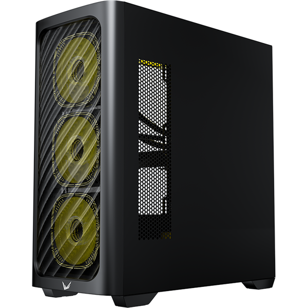 Formula Számítógépház - Air Power G3 Black (fekete, ablakos, 4x12cm venti, ATX, 1xUSB3.0, 2xUSB2.0)
