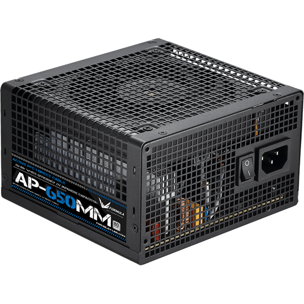 Formula Tápegység 650W - AP-650MM (80 Plus, Aktív PFC, 12cm)