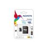 ADATA MicroSD kártya - 16GB microSDHC UHS-I Class10 (R/W: 80/10 MB/s) + adapter