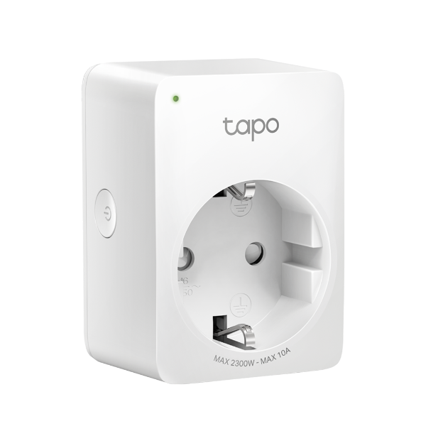 TP-Link Okos Dugalj - Tapo P100 (230V-10A; 2,4GHz WiFi; Távoli hozzáférés; Ütemezés; Távoli mód)