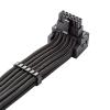 Adapterkábel Cablemod C-Series Pro  - B Verzió, 90°, 16 pin - 4x 8 pin PCIe, Fekete
