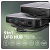 AXAGON HMC-UFO USB-C 10Gbps UFO 9in1 hub