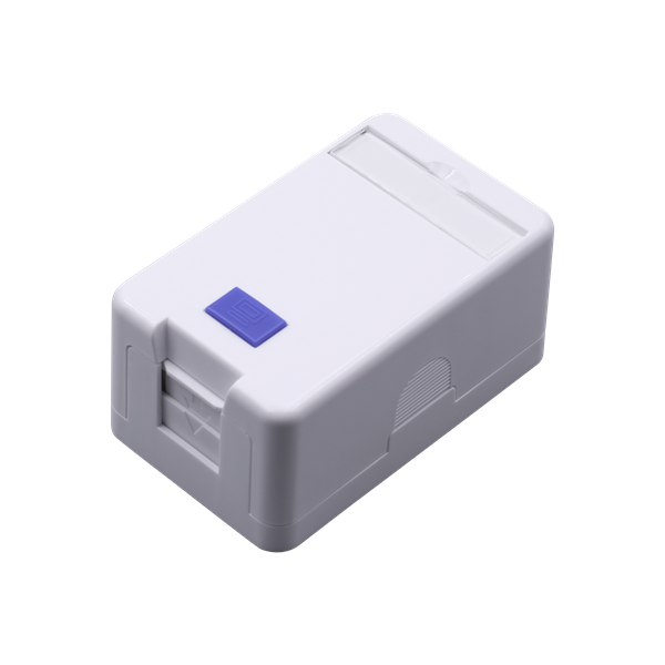 Walisec Keystone fali aljzat - FP-SB01-1 (1 port, Cat5e/Cat6/Cat6A, árnyékolatlan, fehér)