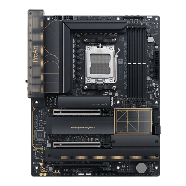 Asus Alaplap - AMD PROART X870E-CREATOR WIFI AM5 (X870, ATX, 4xDDR5 8000+MHz, 4xSATA3, 4x M.2, HDMI+USB4)