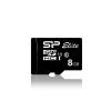 Silicon Power MicroSD kártya - 8GB microSDHC Elite UHS-1 U1 + adapter