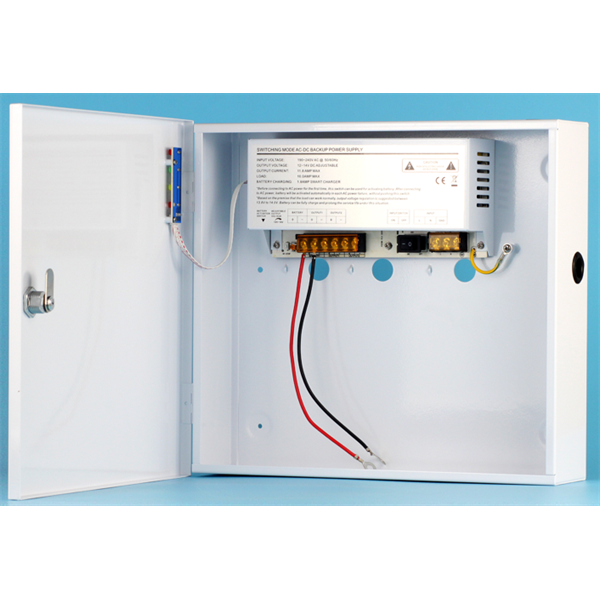 Walisec szünetmentesíthető tápegység - PS120-10ABU (12-14V/10A, IP20, 120W, Támogatott akkumulátor: 12V/12Ah)