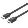 Manhattan Kábel - HDMI to HDMI (HDR, HEC, ARC, 4K@60Hz, HDR, HDCP 2.3, 7.5m, 18 Gbps Fekete)