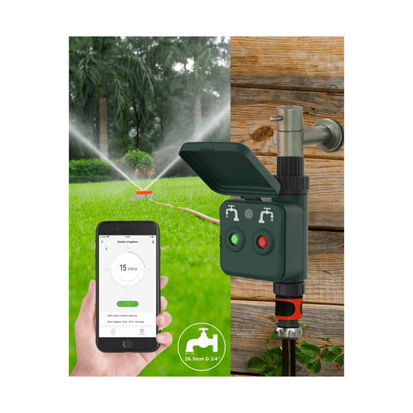 Woox Smart Zigbee Kerti Öntöző Szabályozó - R7060