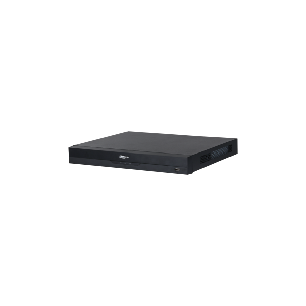 Dahua NVR Rögzítő - NVR4232-16P-EI (32 csatorna, H265+, 16MP, 256Mbps, 16x PoE; HDMI+VGA, 2xUSB, 2xSata, AI)