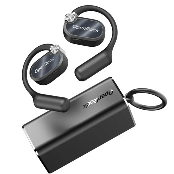 ONEODIO Sport Fejhallgató - OpenRock X Black (premium, légvezetés, BT 5.3, fekete)