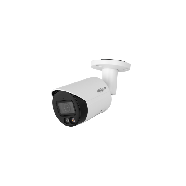 Dahua IP csőkamera - IPC-HFW2449S-S-IL (4MP, 3,6mm, kültéri, H265+, IP67, IR30m, IL10m, SD, PoE, mikrofon, Lite AI)