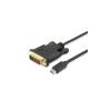 Equip 133468 USB-C -> DVI-D Dual-Link kábel, apa/apa, 1,8m