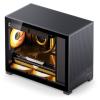 Számítógépház Jonsbo D32 STD Fekete PC ház, Mini ház, mATX, Edzett üveg - Fekete
