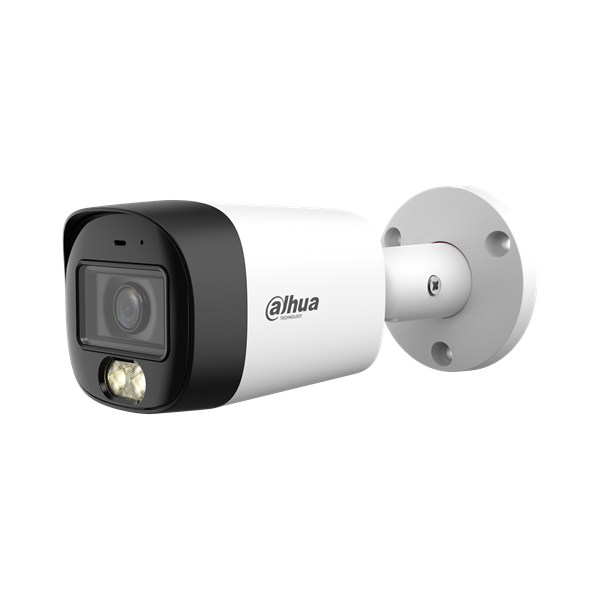 Dahua Analóg csőkamera - HAC-HFW1200RM-IL-A (Duallight, 2MP, kültéri, 2,8 mm, IR30m+LED30m, ICR, IP67, DWDR, mikrofon)