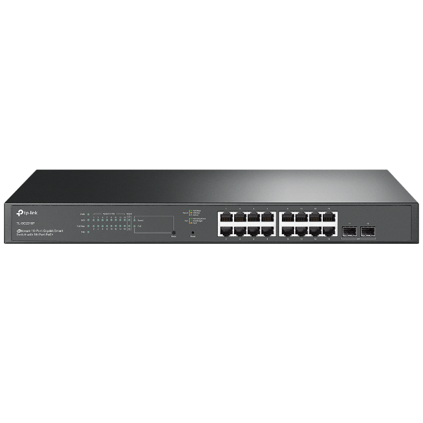 TP-Link Switch Smart- TL-SG2218P JetStream™ (16port 1Gbps; 16× 802.3at/af PoE+ port; 150W; 2port SFP; IPv6; L2/L3/L4)