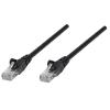 Manhattan Kábel - U/UTP Patch (RJ45 to RJ45, Cat6, 1m, fekete, réz)
