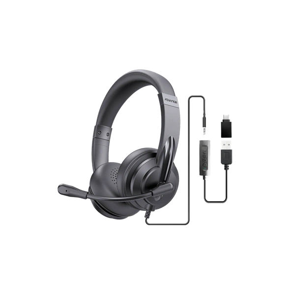 Advance Fejhallgató - SMARTPHONICS 650 (USB/Jack, 1,2m kábel, fekete)