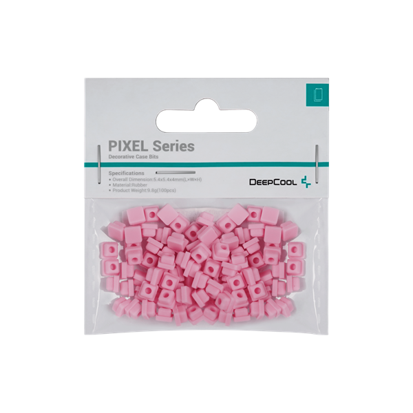 DeepCool Számítógépház Kiegészítő - PIXEL PK (100db, pink, szilikon)